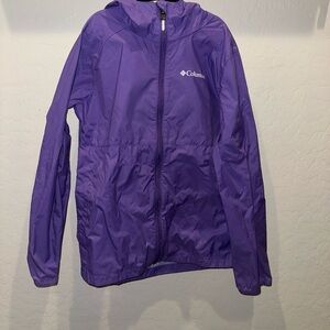 Columbia Lavender Packable Windbreaker Jacket